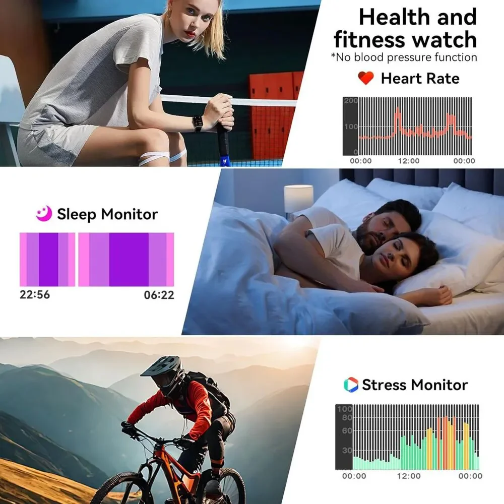 Smart Watch for Men Women, 1.83